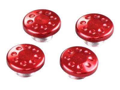 POSH FAITH Motorcycle Supplies Cap Bolt Cover for M6 Red