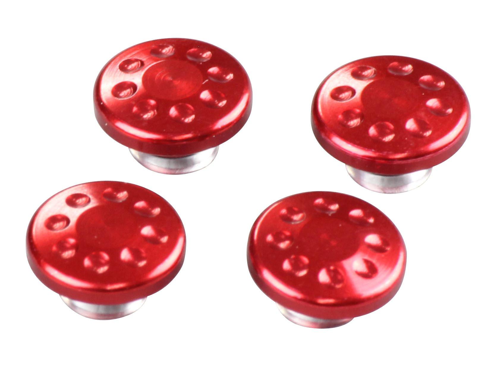 POSH FAITH Motorcycle Supplies Cap Bolt Cover for M6 Red M6 красный