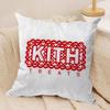Classic Logo KKITH Cushion Cover Short Plush Doublesided Print Square Throw Pillow Covers Sofa Home Cushion Decor