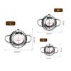 Stainless Steel Two-Handled Dumpling Maker with Mold and Press