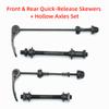 Front Rear Bearing Bike Front Rear Axle Bike Quick Release Skewers  Cycling Replacement