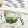 Multifunctional Plastic Rice Washing Bowl with Quadrilateral Intensive Holes, Water Draining Basket, Fruit Bowl