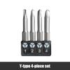 4-13pcs Special-Shaped Screwdriver Set 50mm U-Shaped Y-Type Triangle Inner Cross Three Points Screwdriver Bit Tool Accessories