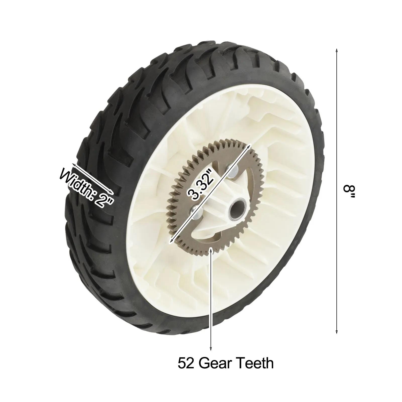 

High Traction Wheel Rear Drive Wheel Lawn Mowing Easy Installation Perfect Compatibility Easy Installation Lawn Mower Part