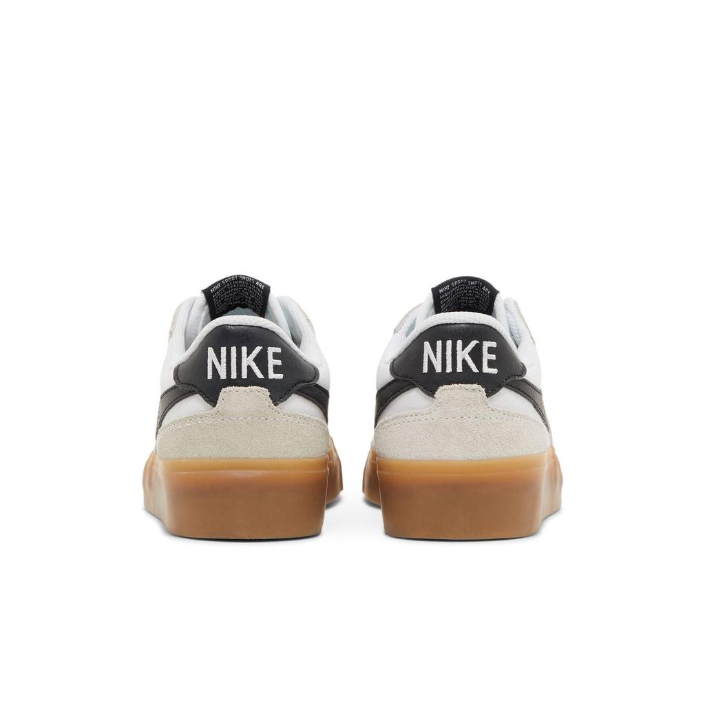 Nike Womens Zoom Pogo Plus SB 'White Black Gum' (women's sizes) White / White / Gum Light Brown / Black Skateboard Shoes DR9114 101