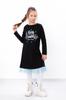 Girls’ Elegant Princess Dress – Long Sleeves & Original Print, Any Season, 6004-057-33-1 HC