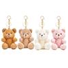 Plush Bear 3D Cartoon Key Holder Bag Charm Purse Backpack Decor Valentine Gift for Her Bag Charm