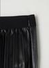 Iel Faux Leather Pleated Mini Skirt