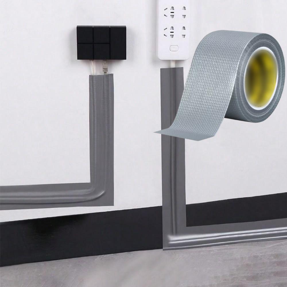 1PC 10m/393.7in PVC self-adhesive cable protector, extended protective wiremanagement solution,Waterproof Tape