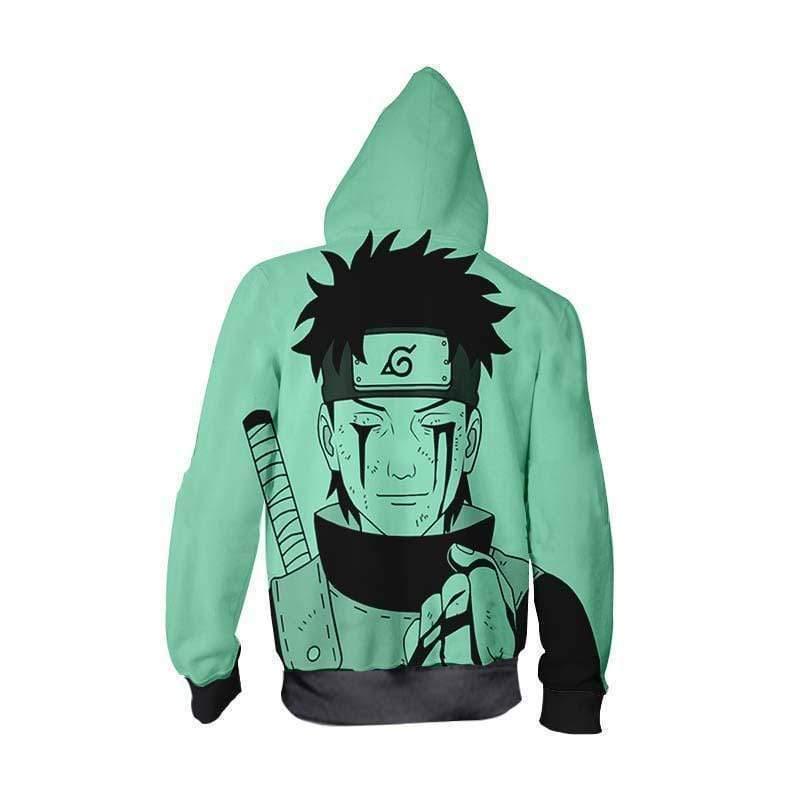 2025 Naruto Anime 3D Print Hooded Zip-Up Sweatshirt - Spring/Autumn Unisex Casual Cardigan.
