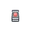 Adjustable 15-38mm Red Dot Snap Fastener Slide Lock Buckle for Pet Collars and Helmets