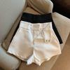 Pantalones Chic de Tiro Alto en Línea A - Estilo Callejero Otoño/Invierno para Mujer, Pantalones Casuales de Pierna Ancha Adelgazantes