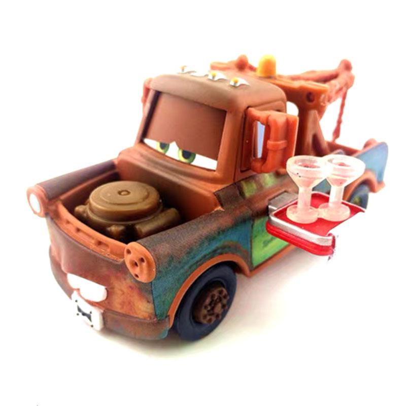 Disney Pixar Cars 2 3 Mater Sonderedition Japanische Geisha Blumen Gesicht Metall Druckguss Modellautos Kinderspielzeug Geschenk Sammlung