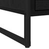 Nightstand Black Oak Effect 50 x 39.5 x 50 cm Engineered Wood