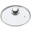 Glass Lid - Kadax - 24 Cm - Ergonomic Steel Handle - Steam Vent - Sealing