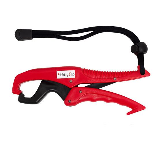 2Pcs Floating Fish Lip Gripper Set Ergonomic Handle Safety Locking Mechanism Non-Puncture Fish Control Pliers Tools with Lanyard