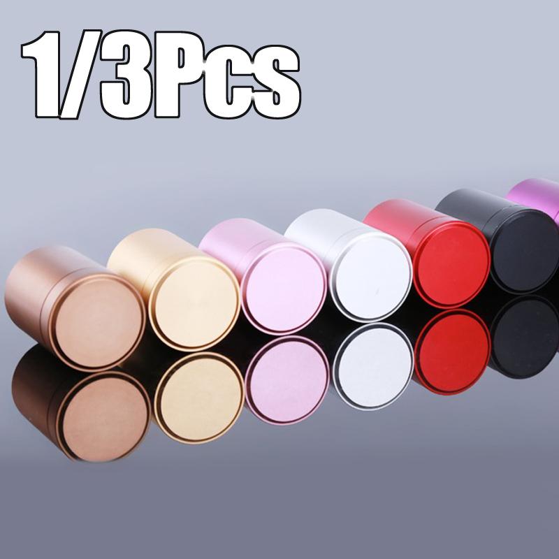 1/3Pcs Mini Metal Box Stainless Steel Tea Can Sugar Coffee Caddy Organizer Household Storage Small Travel Portable Container Jar