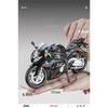 1/12 BMW S1000RR Diecast Motorradmodell Spielzeug Fahrzeugsammlung Motorrad Stoßdämpfer Offroad Motorrad Spielzeug Auto