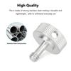 Steel 1/4inch Threaded Knob Screw Adapter With Hole For Quick Release Photography Equipment Fastening & Tightening