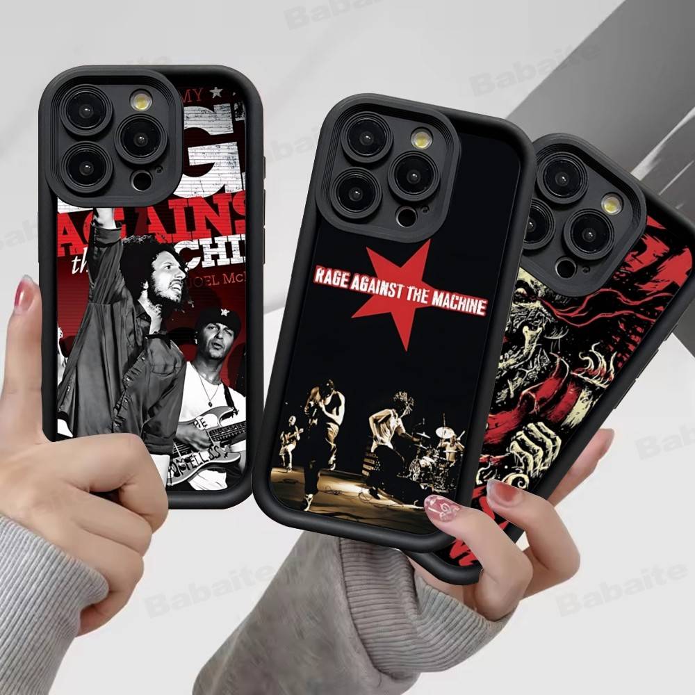 Band Rage A-Against The M-Machine Classic Phone Case For IPhone 17 16 15 14 13 12 11 Air Plus Pro Max Soft Back Cover