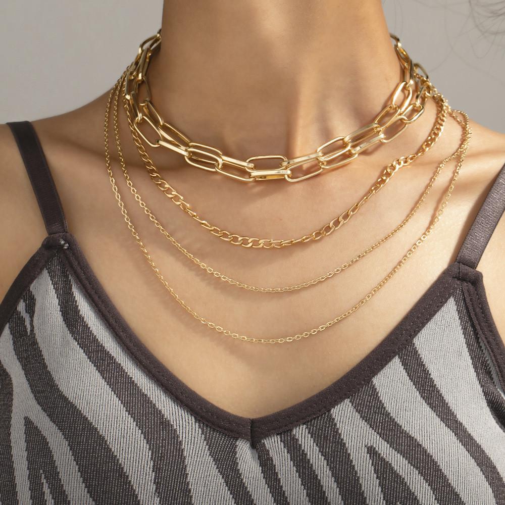 Stylish Alloy Chain Heart Necklace For Fashion-forward Women Perfect For All Occasions