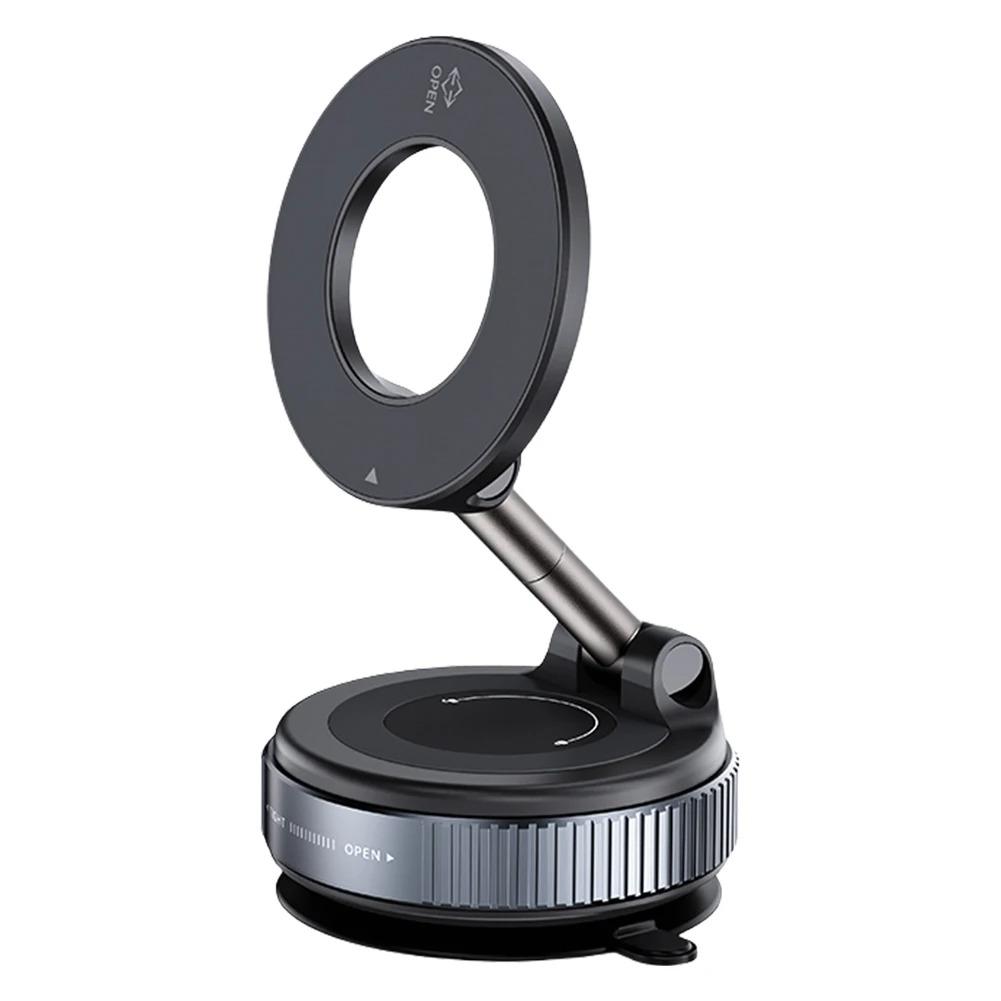 

Car Phone Magnetic Stand Mechanical Vacuum Suction Cup Rotate 360° Magnetic Adsorption Bracket Navigation Universal Holder
