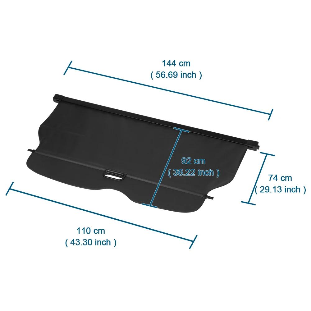 New Car Rear Trunk Luggage Carrier Retractable Cargo Cover Security Shade Shield Shelf Rack Fit For JEEP Grand Cherokee 2011-20