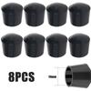 8pcs Wear-resistant Rubber Feet Protector Round Table Legs Socks  Furniture Accessories