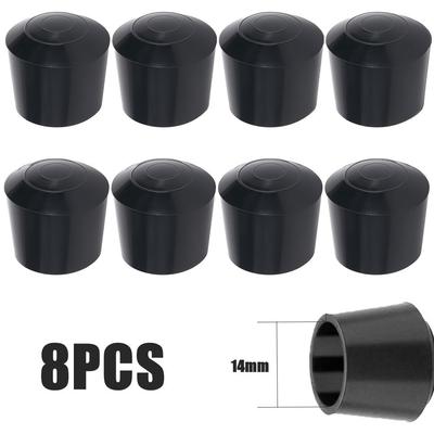 8pcs Universal Anti-slip Chair Leg Caps Wear-resistant Round Furniture Table Covers Table Legs Socks Furniture Accessories