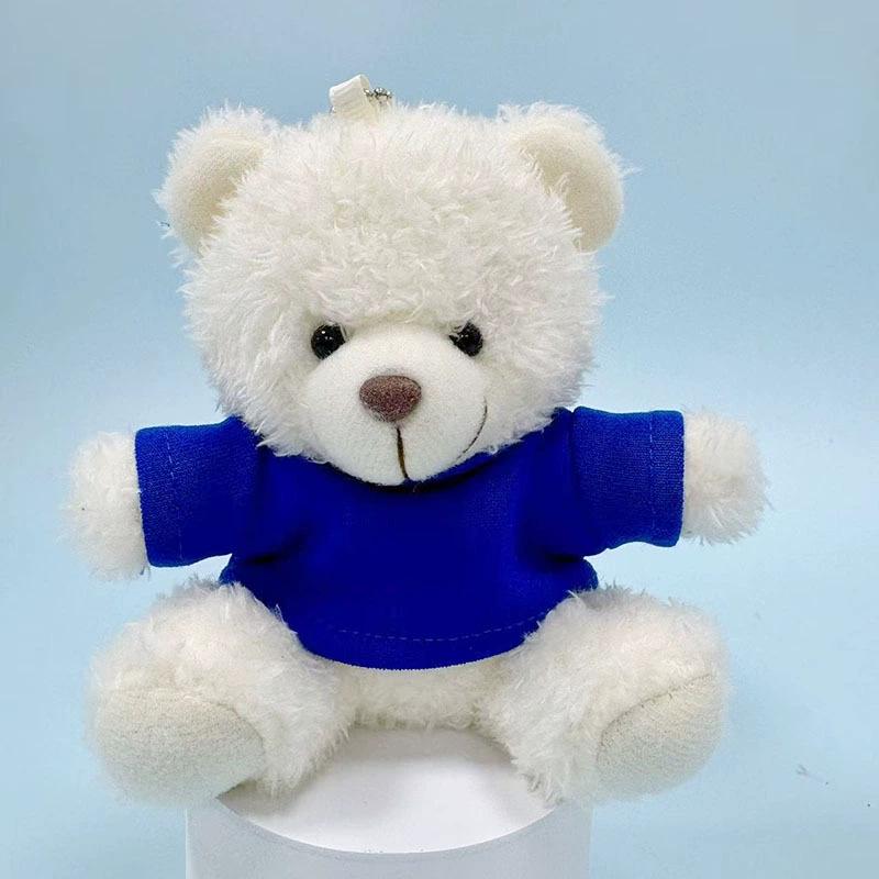 Charming Teddy Bear Keychain Plush Doll - Dressed Up Couple Backpack Ornament Gift