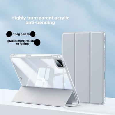 IPad Air 4 Hülle Pro 11 Stifthalter 97 Hohe Transparenz Huawei Acryl 104 Dreifach faltbare Schutzhülle