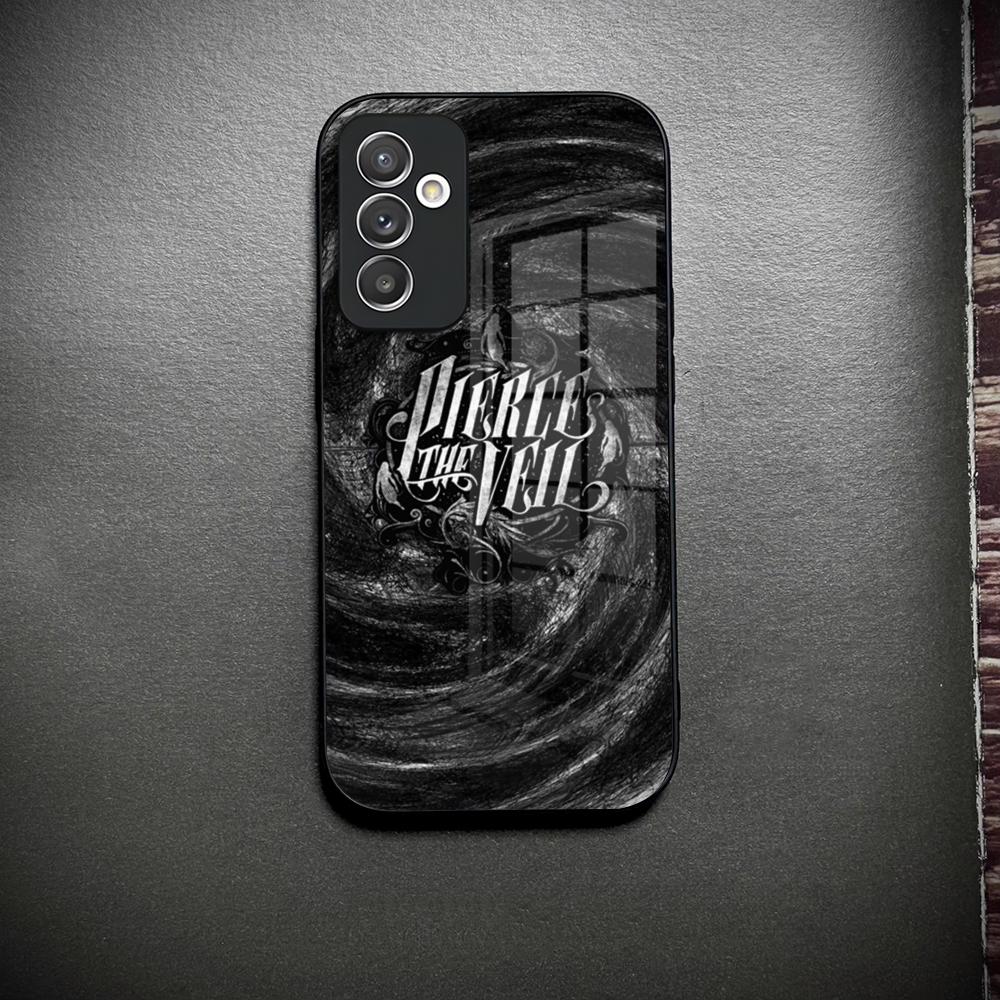 

P-Pierce The Veil Band Phone Case Glass For Samsung Galaxy S26 S23 S25 S24 S21 S22 S20 Ultra Fe Plus A34 A15 A14 Cover Galaxy S21 5G