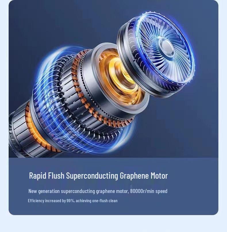 Cordless High-Pressure Car Wash Water Gun with Rechargeable Battery