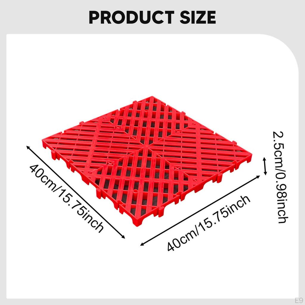 Atmungsaktive, Verschleißfeste Bodenmatte für Lagerung, Balkone, Kleiderschränke und Außenküchen