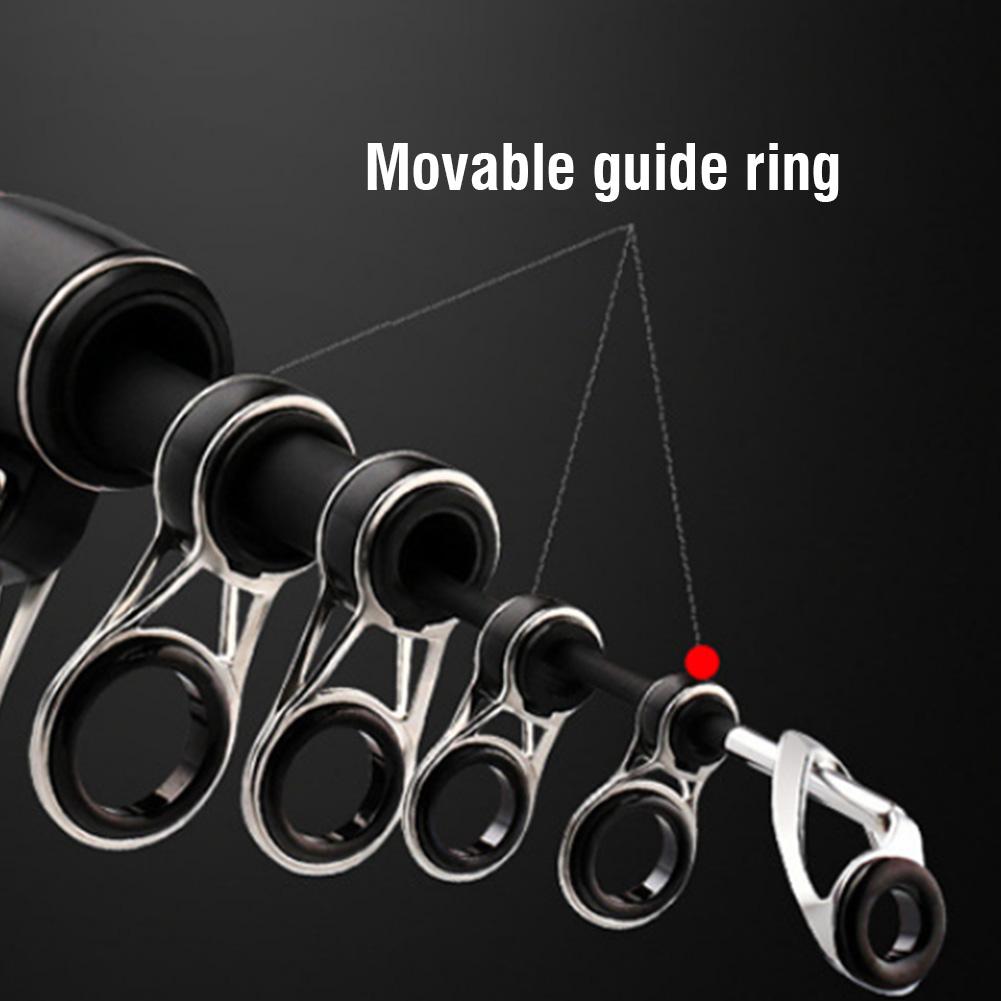 Carbon Superhard Telescopic Fishing Rod Portable Long Shot Fishers Tackle (5.4m)