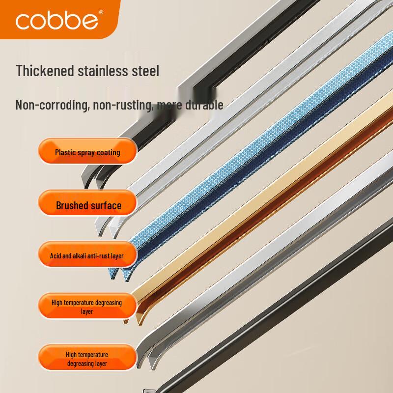 cobbe Stainless Steel Kitchen Knife & Chopping Board Organizer