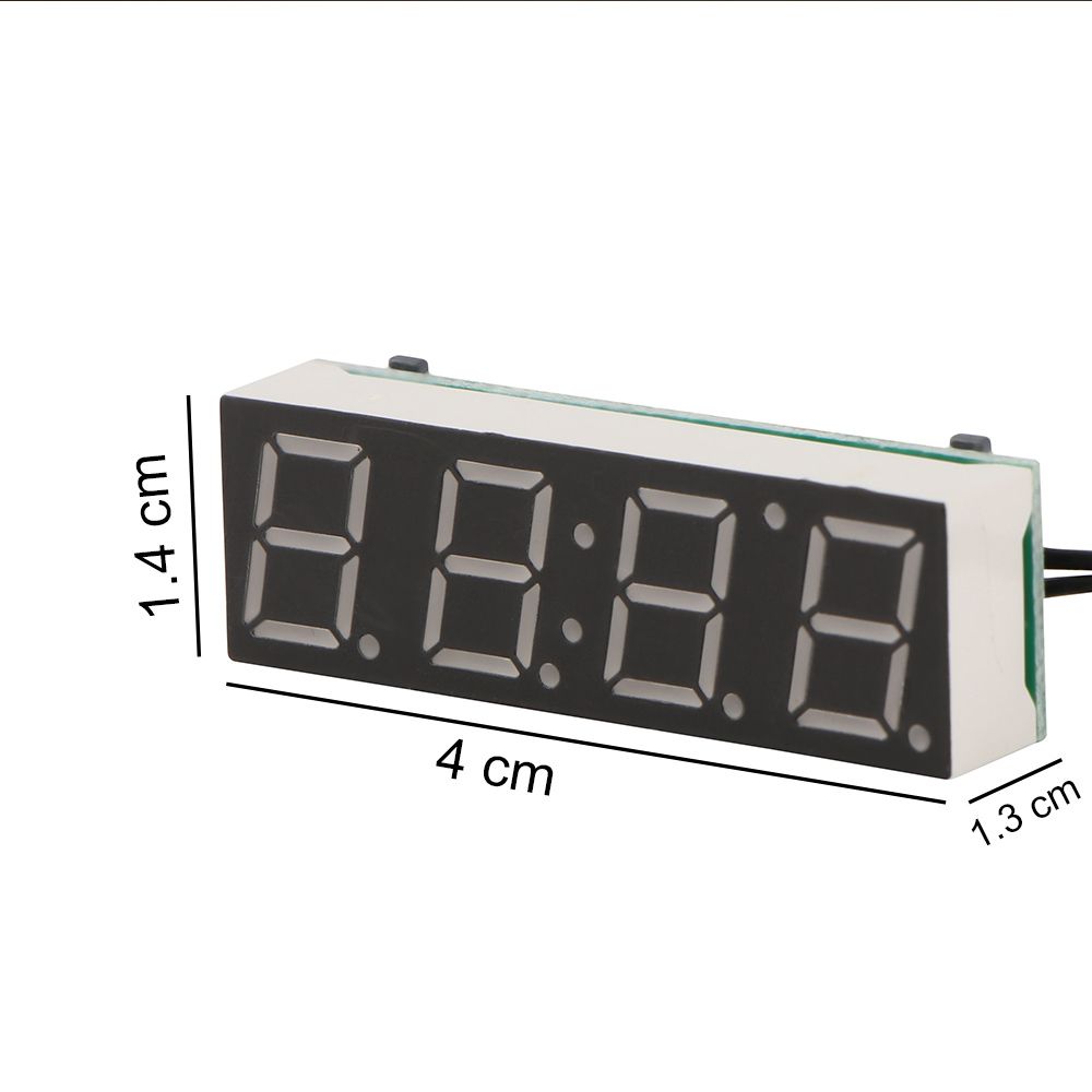 1PC Mini Digital Car 3in1 Car Electric Clock Portable Digital Timer Practical Durable LED Display Auto Replacement Parts