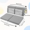 Bath Kneeler And Elbow Rest Pad Set Kneeling Pad For Bathing Baby Baby Non-Slip Comfortable Foam Soft Rests Support For Work