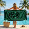 Asciugamano da Spiaggia Sporting CP FC Stampa Asciugatura Rapida Microfibra Assorbente Portatile da Viaggio Asciugamano da Nuoto