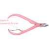 Transparent Pink Nail Clippers Sharp Dead Skin Remover, Portable Toenail Trimmer with Comfortable Grip, Ideal for Home Manicure, Nail Care Tool