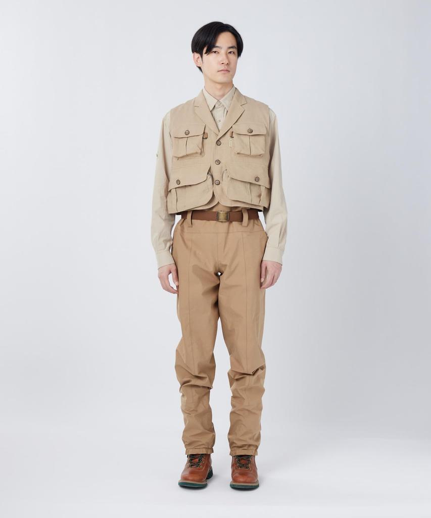 Snow Peak Maßgeschneiderte Angelweste Oberbekleidungsweste XL BEIGE SPTL-JK-26SU901 Mittelschicht Herren Damen