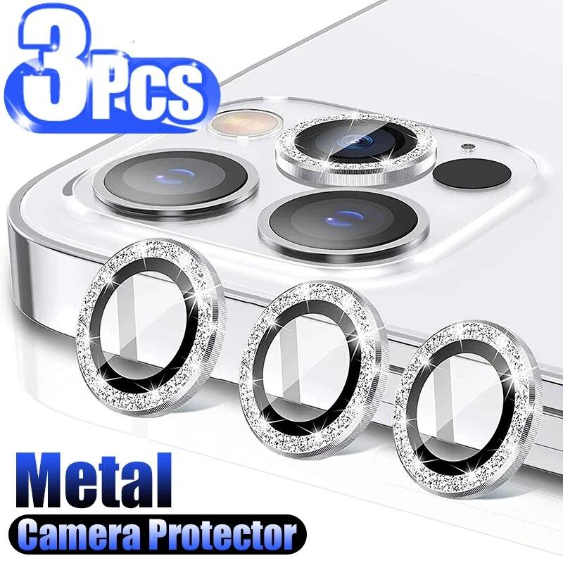 3Pcs Camera Lens Protector For iPhone 11 12 13 14 15 Pro Max Mini Protective Glass For iPhone 14 15 Pro Max Camera Lens Glass 4