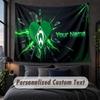 Custom Name Text Tapestry,Werder Bremen FC Decorative Wall Hanging, Background Tapestry For Home Bedroom