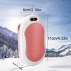USB Hand Warmer Large Capacity Electric Heater Power Bank LED Flashlight with Temp Display