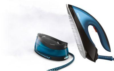 Plancha de Generador de Vapor PHILIPS GC7846/80 PerfectCare Compact - Azul, 1,5 L, 6,5 bar