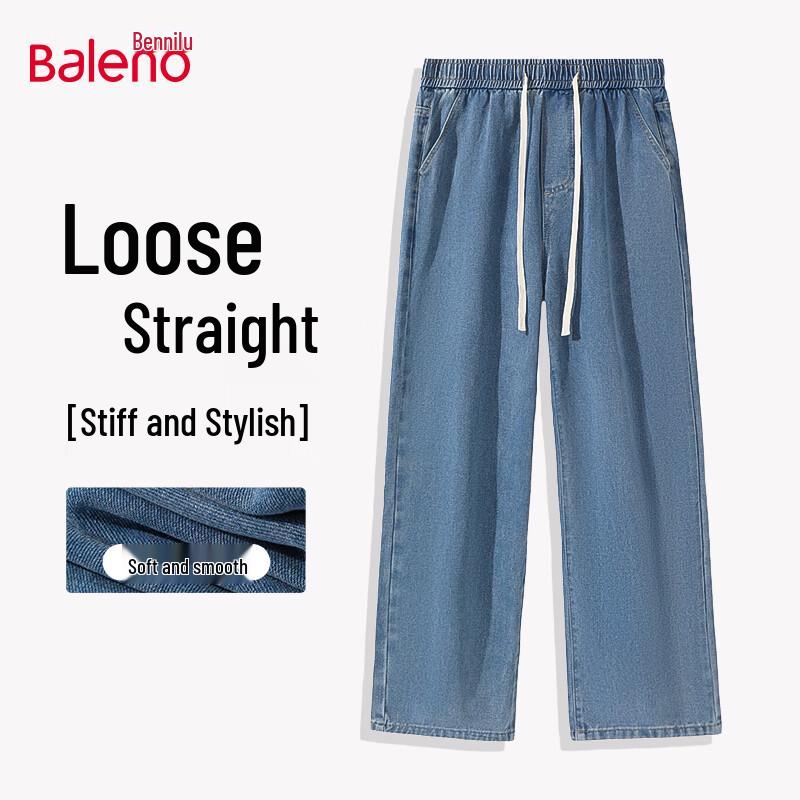 

Baleno Men s Relaxed Fit Straight-Leg Jeans M