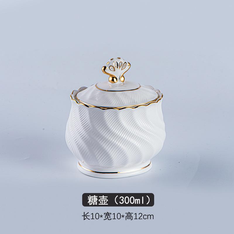 

1 шт. французский легкий роскошный фарфоровый чайник с цветком, керамическая кофейная чашка, блюдце, фарфоровый молочник, сахарница, украшение для домашнего бара