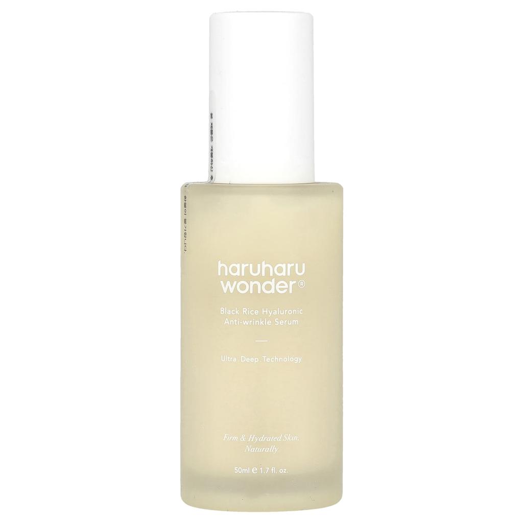 Wonder®, Hialuronowe Serum Przeciwzmarszczkowe z Czarnym Ryżem, 50 ml(1.7 uncji płynu)