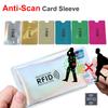 10 шт. блокирующий чехол для карты RFID, алюминиевый противоугонный защитный щиток для кредитных карт, удостоверений личности 