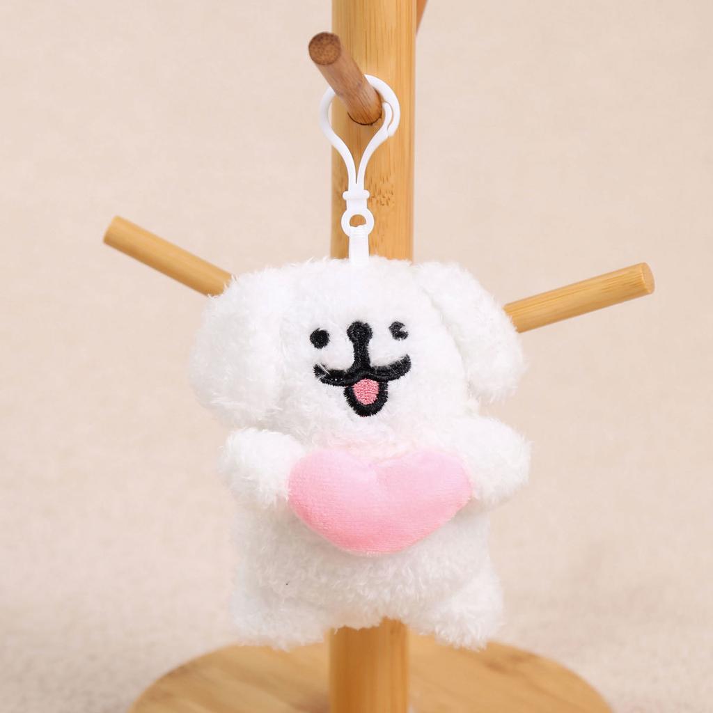 Cute lines puppy doll pendant keychain little doll birthday gift girl bag pendant doll